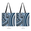 Wholesale Grocery Bags Reusable Foldable for Shopping Hawaiian Pattern Polynesian Tote Bag With Custom Logo Promotion Canvas Bag