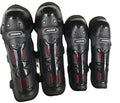 All Seasons Four-Piece Set Hard Shell Motorcycle Protective Gear Knee Pads Elbow Pads for Off-Road Downhill Motocross Riding