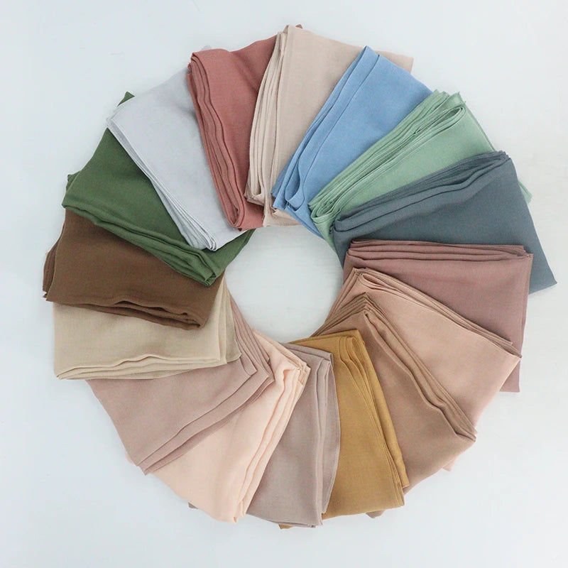 Bamboo Modal Hijab 100%rayon Scarf Shawls for Muslim Women Ladies Australia Malaysia Women