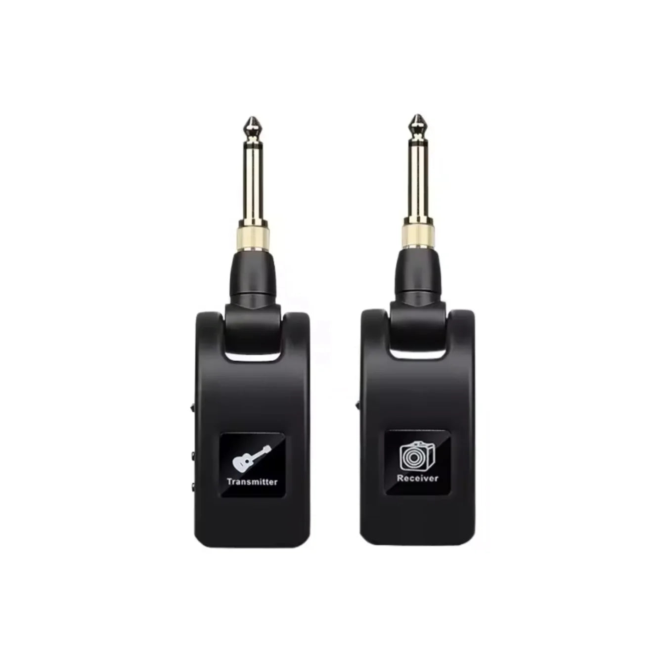 Wholesale BK 2.4G Electric Guitar Wireless System Transmitter Receiver Audio Pickup Bass Universal for Guitar Part & Accessories