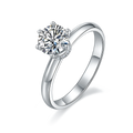 Best Quality 925 Sterling Silver VVS1 Moissanite Diamond Engagement Rings for Women