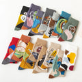 100% Cotton Winter Woman Man Socks Cute Popular Pattern Anti-Slip Breathable