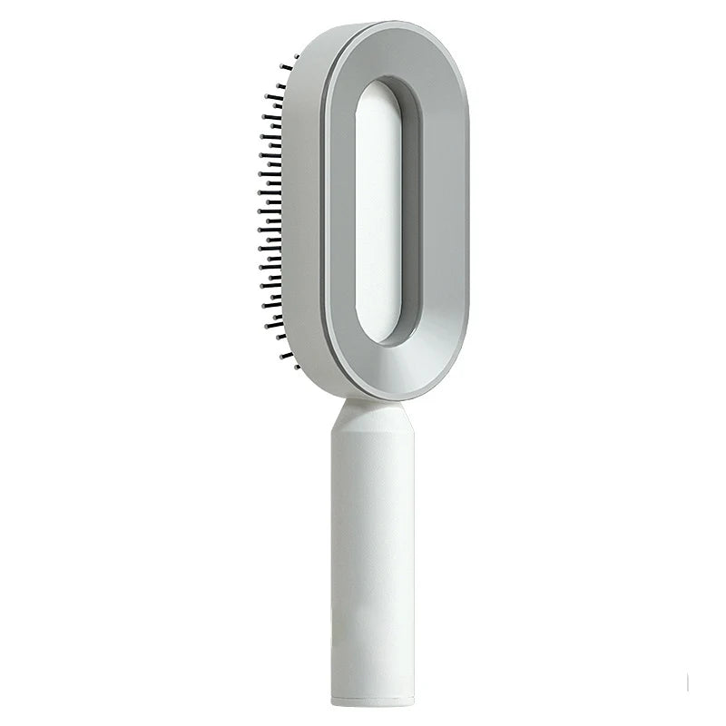 New Design Flexible Quick Self Cleaning Magic Vent Hair BrushDetangling Hair Brush for Women
