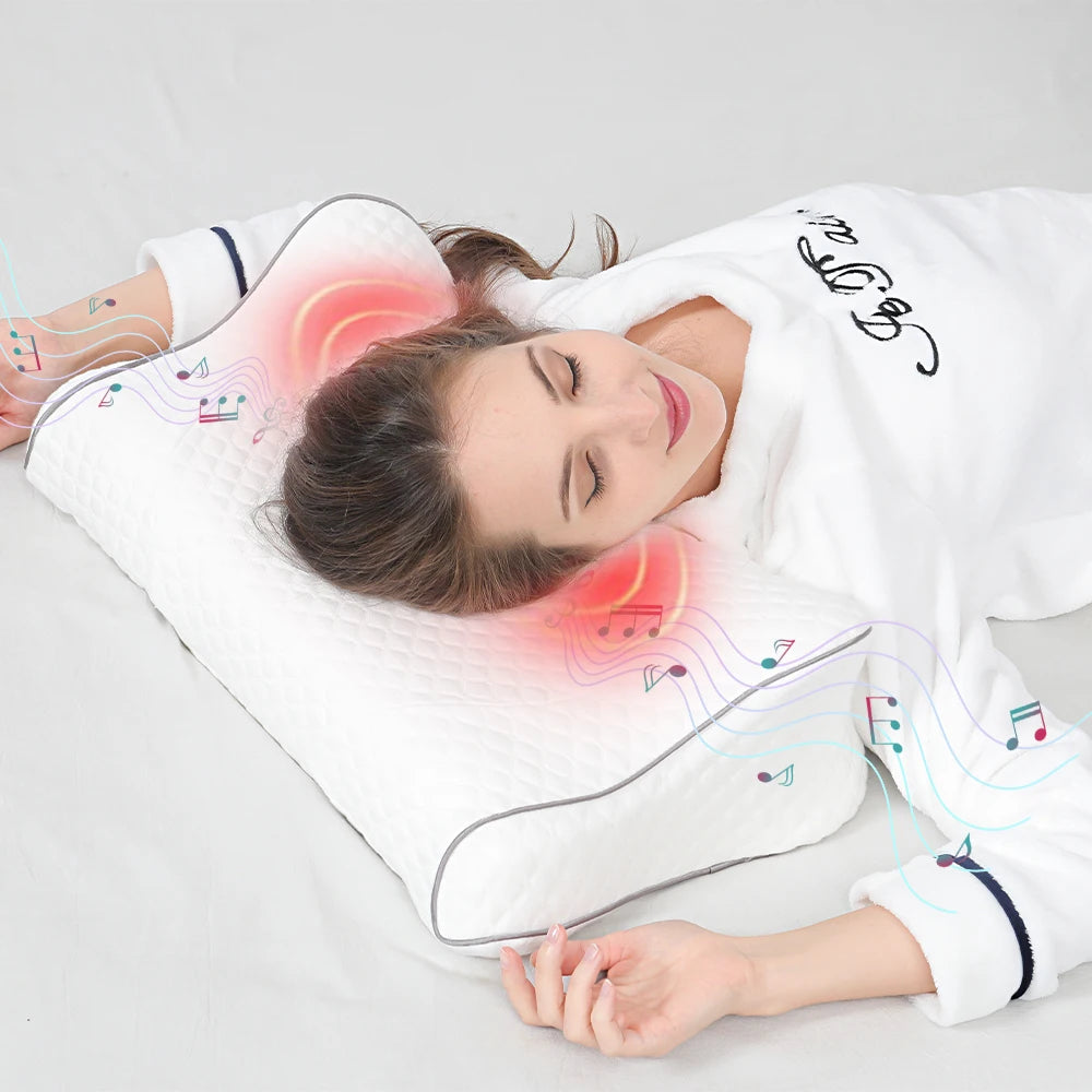 Custom Solid Cervical Neck Support Pain Relief Butterfly Anti-Snore Bed Orthopedic Memory Foam OEKO-TEX Certified Sleep Pillow