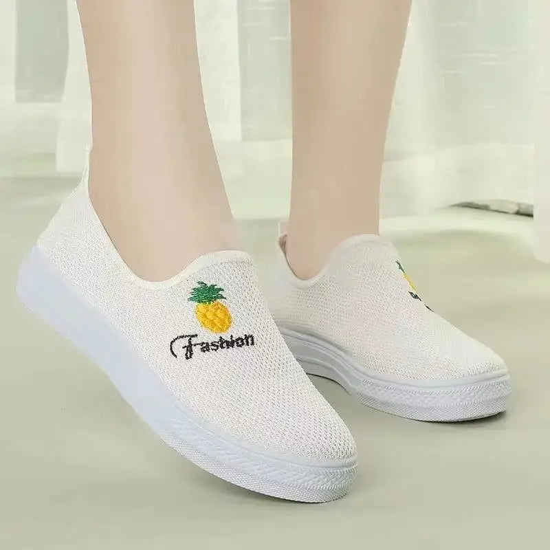 Hot Sale Wholesale Low Price Ladies Casual Walking Shoes Breathable Soft Sole Running Shoes Women Shoes