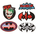 Wholesale Garment Accessories Cloth Stickers Decorative Iron on Bat Embroidery Patches for Clothing Boy Backpacks
