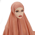 Fashion Muslim Women Scarf Plain Chiffon Hijabs for Malaysia Ladies Easy to Wear Hijab Scarf Wholesale Shawl Instant HeadScarf
