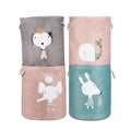 Cartoon Folding Eco-Friendly Durable Waterproof Large Capacity Customizable Color Canvas Laundry Storage Basket Storage