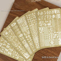 Butterfly Flower Bamboo Forest Image Transfer Nail Art Stamp Templates Stainless Steel Nail Stamping Plate