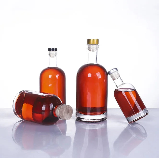 OEM Clear 750 ml Moonea Liquor Glass Bottle 75cl Spirits Bottle 750ml Vodka Bottles