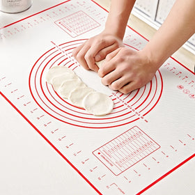 Silicone Pastry Mat Non Stick Large and Thick for Rolling Dough Baking & Pastry Tools Kitchen Antistatic 1 Per Kit Sustainable