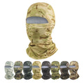 Outdoor Cycling Quick-Dry One Hole Mask Polyester Caps Custom Logo Face Cover Windproof Breathable Camouflage Ski Balaclava
