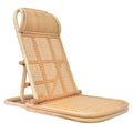Premium Rattan Lounge Chair-Ergonomic Foldable & Ventilated Weaving-High-Quality Outdoor Sun Lounger for Beach Patio & Balcony