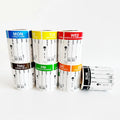 Custom Color Rectangle Thermal Paper Label Roll Glossy Week Dot Sticker for Promotion and Grocery Use