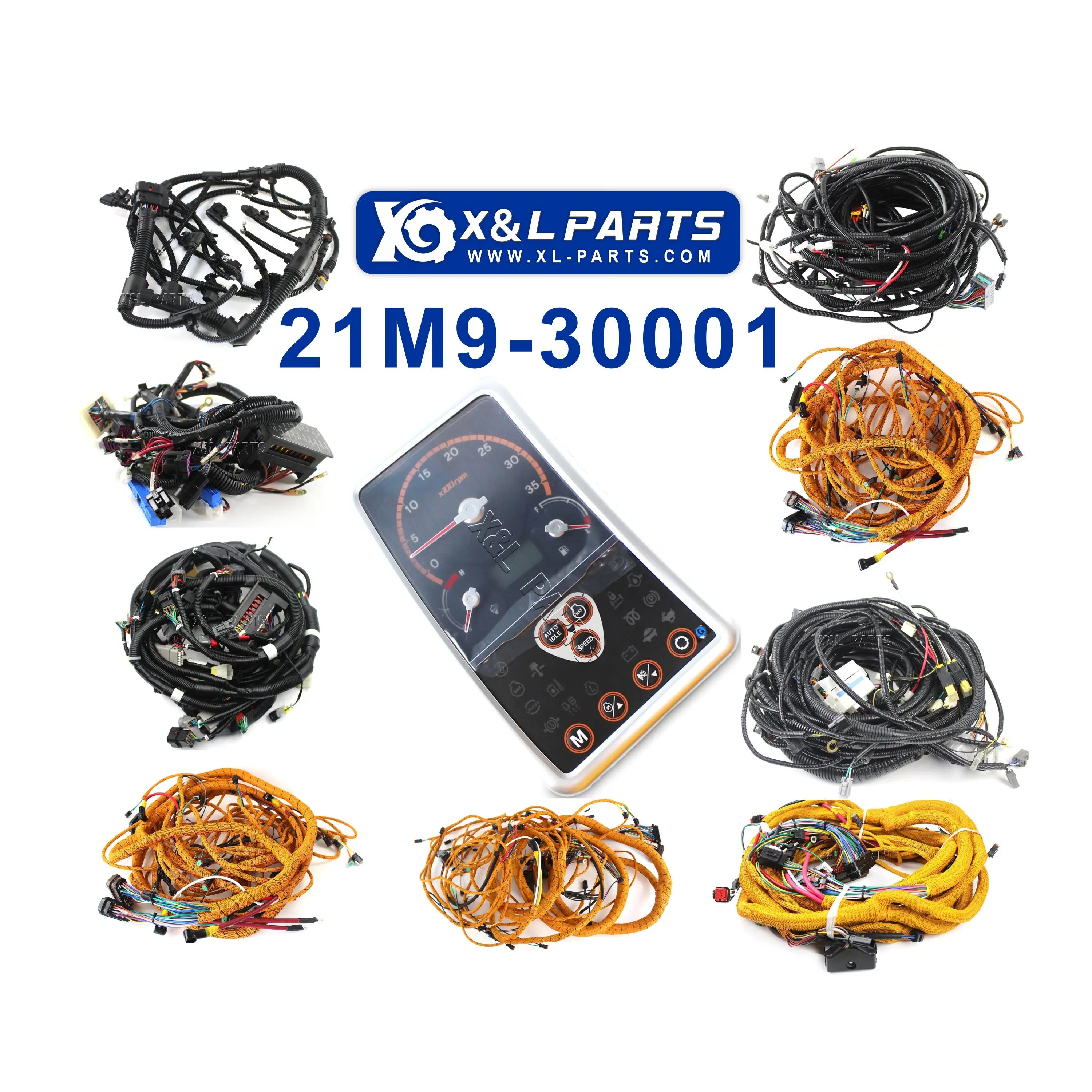 Monitor Screen Panel 21M9-30001 21M9-30101 Monitor Cluster Assy for R55-7 R55-9 R80CR-9 R60CR-9
