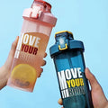 Innovative Sports Cup Trend Large Capacity Straw Cup Portable Simple Plastic Water Bottles1758