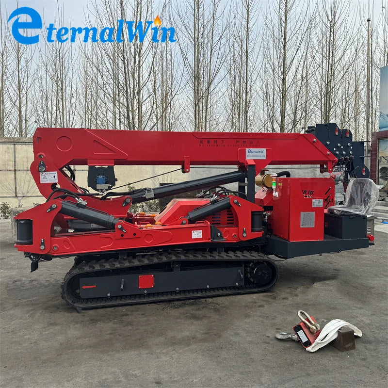 Electric Mobile Crane Spider Crane CE Marked Mini Spider Crane With Rotating Basket