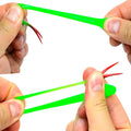 Long Tensile TPE Soft Lure 75mm 12cm 18cm Fishing Bass Bait Forked Tail  Floating Soft Fishing Lure Surface Plastic Swim Baits
