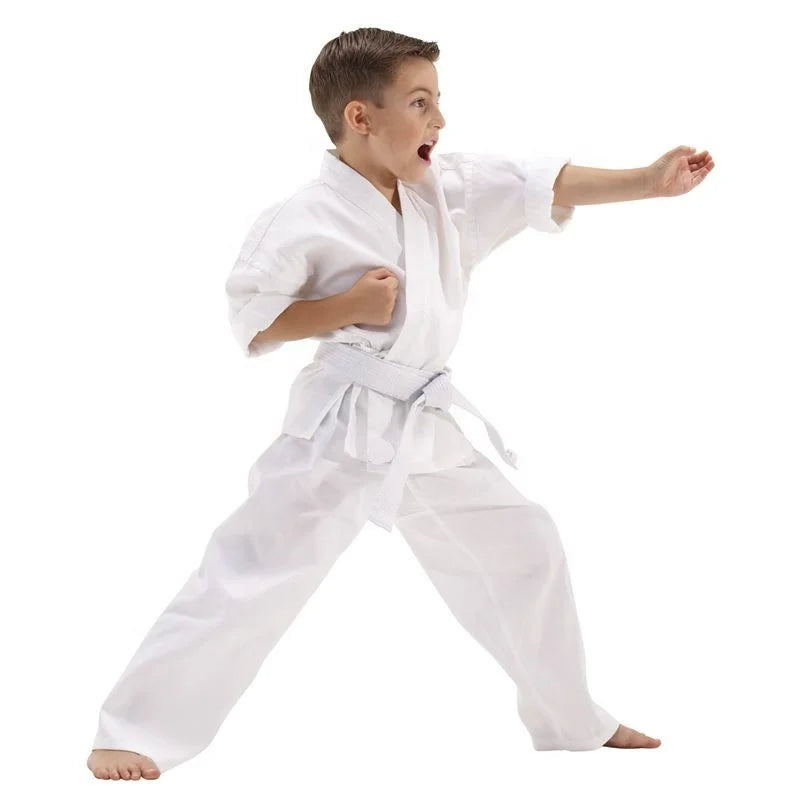 QUTENG Custom logo Karate Uniform 100% Cotton Canvas Karate Uniform Men Uniforme Karate Nanbudo