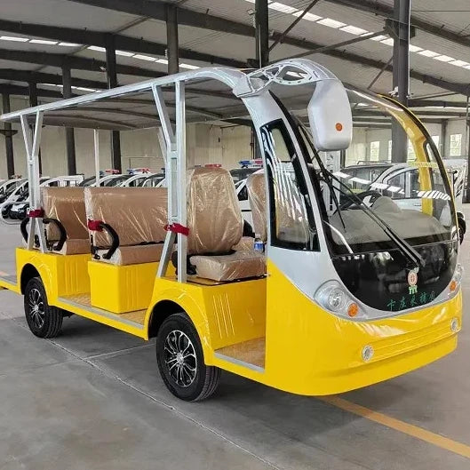 Cheap 8 Passenger Electric Utility Golf Cart with 3000-5000W Motor 30km/h Max Speed Lead Acid Battery 70-90km Range for Sale