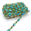 Wholesale Cheap Price Women Clothes Decorative Rhinestone Chain Trimmings for Ladies Embellishments Trims