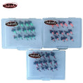 TAKEDO LF03 15pcs in One Box Fly Fishing Lure Saltwater Fishingh Worm Fly Fishing Fishing Lure Set Suppler