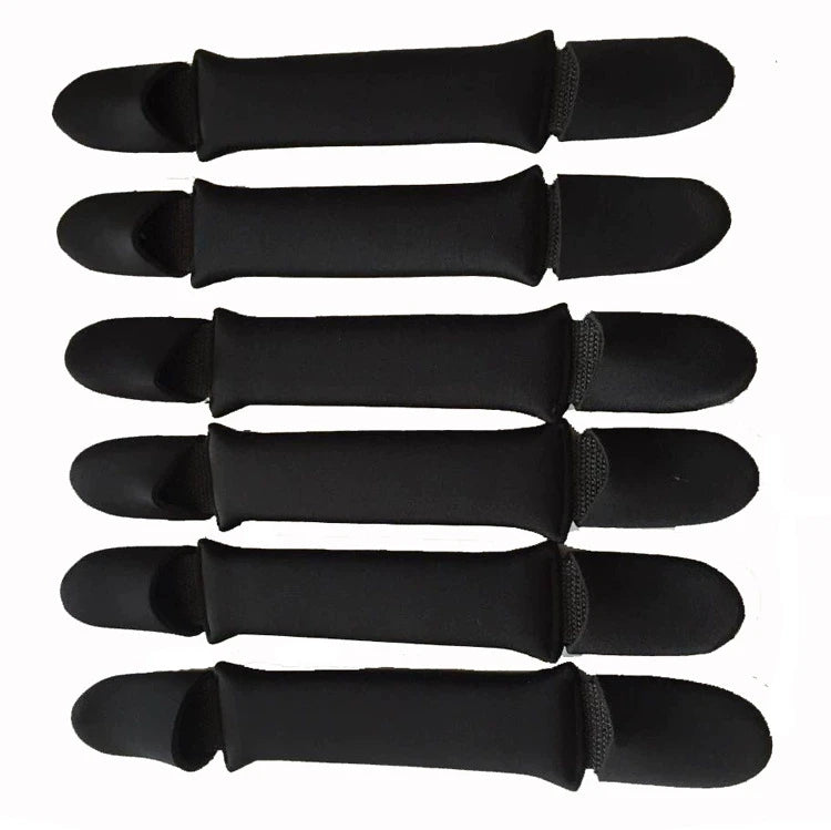 Unisex Black Neoprene Paddle Surf Board with Handle for Offshore Waters Rescue and Surfing