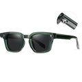 Custom Logo 2025 Vintage Sunglasses Chic Retro Rectangle Square  Sunglasses with square Tinted Lenses Transparent Sunglasses