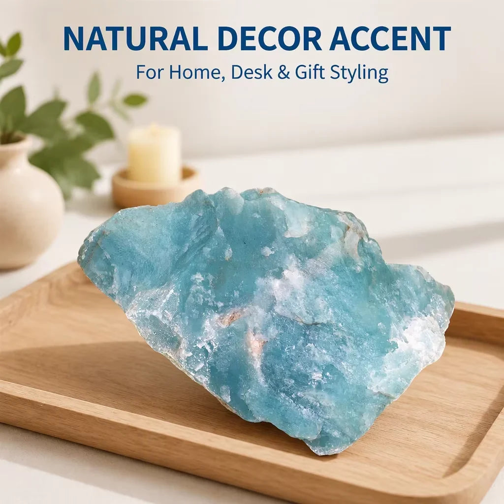 Wholesale Polished Crystal Rough Stone Feng Shui Natural Crystal Stone Blue Amazonite Raw Mineral Gemstone Love Crystal Image
