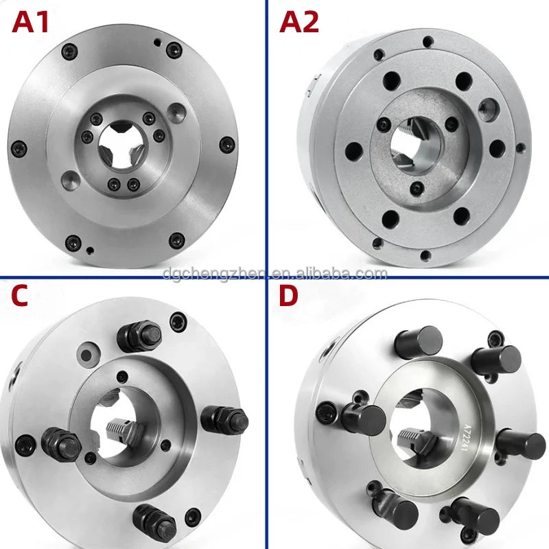 Genuine Korean Samchully 10-Inch Zhongshi Collet Chuck 3 Jaws HC-10 Hydraulic Chuck Made Steel 0.005mm Accuracy 3-Year Warranty