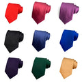 Best Sales Gravatas Branco Plain Ties Bulk Plain Green Tie Corbata Hombre Verde Red Necktie Solid Satin Tie