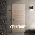 Yohome Architectural Fire-rated Internal Doors Engineered Wood Internal Doors With Concealed Hinges Wood Veneer Internal Doors