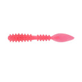 Root Fishing Lure Mini Leaves Tail Rock Soft Baits 0.46g 46mm 12pcs Soft Plastic Worm Lure Fishing Baits Small Soft Worm Baits