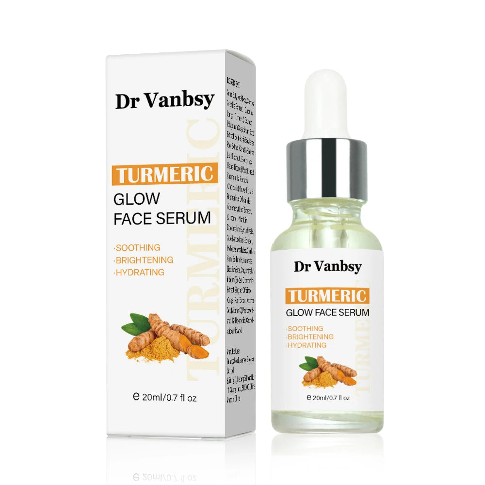 Wholesale Private Label Turmeric Face Serum Rebranding Products Turmeric Serum Vitamin E Turmeric Serum