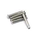 Made Carbon Steel Nickel Plated Round Head Step Semi Tubular Rivets Low MOQ Iron Door Fasteners 100000 Pcs  Delivery Time 7 Days