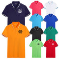 DOVEARK Custom Embroidery Logo 2-Buttons Dry-Fit Quick-Drying Ice Silk Cotton Blank Quality Short Sleeve Unisex Men's POLO Shirt