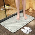 U-HOME Kitchen Super Absorbent Sublimation Rubber Floor Mat Non Slip Washable Quick Drying Bath Pad Bathroom Rug