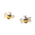 Real 925 Sterling Silver Lovely Bee Earrings for Women Girls Gift Hot Fashion Sterling-silver-jewelry Women Earrings
