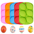 New Arrival Easter Egg 6 Holes Cake Mold Homemade Silicone Chocolate DIY Mold Festival Baking Tray Home Baking Tools