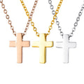 Wholesale 18k Gold Plated Gold Filled Religious Cross Pendants  Necklace Women Children