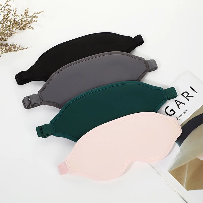 Wholesale 3D Contoured Silk Eye Mask with Soft Sleep Shade Cover Private Label Night Blindfold for Travel