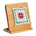 Blocking Board for Knitting and Crochet Projects Handcrafted Knitting Bamboo Board with Pegs for Knitting Crochet