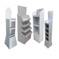 Safeka Portable Foldable Free Standing POS Floor Display Rack Corrugated Cardboard Retail Store Promotional Stand