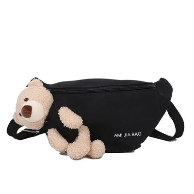 Outdoor Travel Medium Waist Purse Crossbody Women Belt Fanny Pack with Adjustable Shoulder Strap