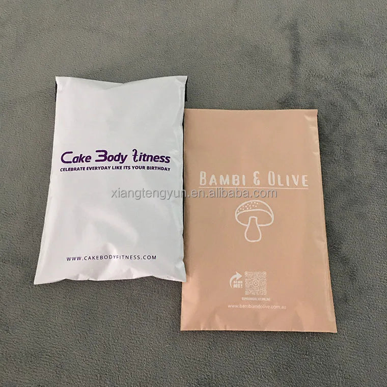 Custom Printed Eco Compostable Plastic Shipping Envelopes Express Mailing Courier Bag Clothing Shop Online  Mailers Bag