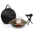 Hand Drum Golden Color 9 10 12 Note D Minor Custom Hand Pan Drum 432 440 Hertz