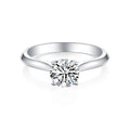 Factory Custom Fine Real 925 Sterling Silver Halo Ring Moissanite Lab Grown Diamond Wedding Ring for Men Women