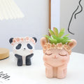 Wholesale Henry Cartoon New Lovely Funny 3D Fashion Personality Unique Animals Home Decor Flower Resin Flower Pot Planter Garden