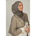 Wholesale Premium Rayon Modal Hijab Lightweight Breathable Soft Shawl for Autumn Comfortable Luxurious Muslim Scarf