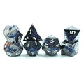 Handmade Polyhedral Dice Set Durable Zinc Alloy Metal Unique Dragon Design for DND Games